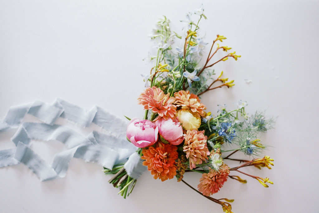 Park Studios Wedding Editorial with a bouquet made by Ginger Rose Florals